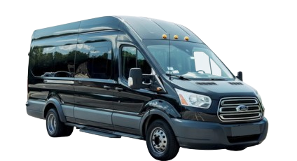 ford black 14 passengers van